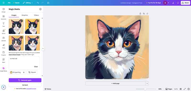 Canva AI Image Generator