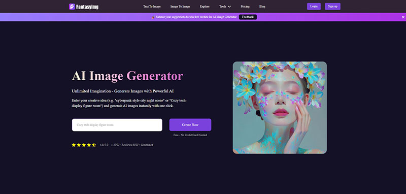 Fantasyimg AI Image Generator