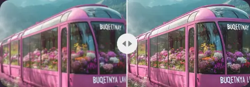 AI Image Upscaler effect